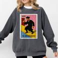 Mexican For Graduation 2025 El Graduado Premium Tri-Blend Comfort Colors Sweatshirt Pepper