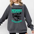 My Mommy Did It And She Did It For Me Graduation Graduate Comfort Colors Sweatshirt Pepper
