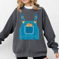 Mouse Halloween Costume Book Cookie Teacher Student Comfort Colors Sweatshirt Pepper