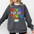 Moving Up To Pre-K Teacher Student Kid Graduation T-Shirt Comfort Colors Sweatshirt Pepper