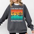 I Like Music More Than People Introvert Saying Quote Comfort Colors Sweatshirt Pepper I Like Music More Than People Introvert Saying Quote Comfort Colors Sweatshirt Pepper