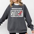 MUSICIAN Student Shirt Graduation MUSICIAN Stud Comfort Colors Sweatshirt Pepper