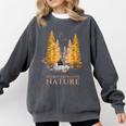 Nature Scene Tees For Introverts Quiet Escape Solitude Comfort Colors Sweatshirt Pepper