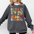 Next Stop Middle School Elementary School Graduation 2025 Comfort Colors Sweatshirt Pepper