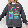 I Have No Idea What This Is Retro 70's 80's 90's Nostalgia Premium Tri-Blend Comfort Colors Sweatshirt Pepper