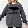 No Ticket Jones 80's Nostalgia Comfort Colors Sweatshirt Pepper