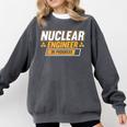 Nuclear Engineer In Progress Engineer Graduation Comfort Colors Sweatshirt Pepper