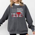 Nurse 2018 American Flag Tee Nursing School Graduation Comfort Colors Sweatshirt Pepper