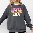 In My Nurse Era Nursing School Graduation Women Comfort Colors Sweatshirt Pepper
