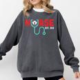 Nurse Est 2018 New Graduation Nursing School T-Shirt Comfort Colors Sweatshirt Pepper