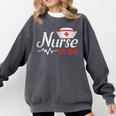 Nurse Nursing School Graduation Est 2018 Shirt Comfort Colors Sweatshirt Pepper