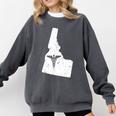 ON Nurse T Shirt Nurse Graduation Idaho Comfort Colors Sweatshirt Pepper