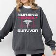 Nursing School Graduation Shirt Comfort Colors Sweatshirt Pepper