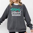 Nursing School Survivor RN Grad Nurse Graduation Student Comfort Colors Sweatshirt Pepper