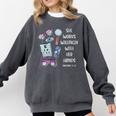 Optometry T Ophthalmology Eye Doctor Tee Optician Graduation Comfort Colors Sweatshirt Pepper