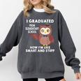 Owl Elementary Graduation Shirt-6th Grade Graduation Comfort Colors Sweatshirt Pepper