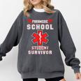 Paramedic School Graduation Shirt Survivor Comfort Colors Sweatshirt Pepper