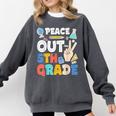 Peace Out 5th Grade Fifth Grade Graduation T-Shirt Comfort Colors Sweatshirt Pepper