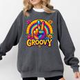 Peace Sign Groovy Vibes Costume Nostalgia Tie Dye Fashion Comfort Colors Sweatshirt Pepper Peace Sign Groovy Vibes Costume Nostalgia Tie Dye Fashion Comfort Colors Sweatshirt Pepper