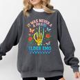It Was Never A Phase Elder Emo Nostalgia Comfort Colors Sweatshirt Pepper