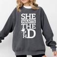 PhD Doctorate Husband Boyfriend PhD Graduation Comfort Colors Sweatshirt Pepper
