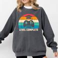 PhD Level Complete Graduation Doctorate In Philosophy Comfort Colors Sweatshirt Pepper