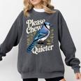 Please Chew Quieter Introvert Christmas Bird Watcher Comfort Colors Sweatshirt Pepper Please Chew Quieter Introvert Christmas Bird Watcher Comfort Colors Sweatshirt Pepper