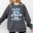 Please Be Patient With Me I'm From The 1900s Cassette Retro Comfort Colors Sweatshirt Pepper