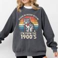 Please Be Patient With Me I'm From The 1900s Cat Comfort Colors Sweatshirt Pepper