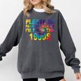 Please Be Be Patient With Me I'm From The 1900s Hippie Comfort Colors Sweatshirt Pepper