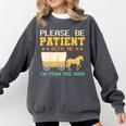 Please Be Patient I'm From The 1900s Men Women Premium Comfort Colors Sweatshirt Pepper