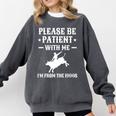 Please Be Patient I'm From The 1900s Old Men & Women Premium Comfort Colors Sweatshirt Pepper
