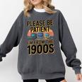 Please Be Patient I'm From The 1900s Retro Computer Comfort Colors Sweatshirt Pepper
