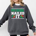 Pre-School Nailed It Shirt Graduation T Shirt Comfort Colors Sweatshirt Pepper