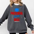 Preschooler Graduation Grad Cap Preschool Grads Rule Comfort Colors Sweatshirt Pepper