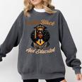 Pretty Educated African American Graduation Class 2024 Comfort Colors Sweatshirt Pepper
