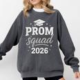 Prom Squad 2026 Graduation Friends Comfort Colors Sweatshirt Pepper