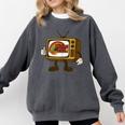 Protect PBS 80s Nostalgia Television Shirt Comfort Colors Sweatshirt Pepper