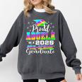 Proud Abuela Of Preschool Graduate 2025 Graduation Comfort Colors Sweatshirt Pepper