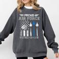 Proud Air Force Brother-In-Law US Air Force Graduation Comfort Colors Sweatshirt Pepper