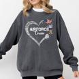 Proud Air Force Cousin Air Force Graduation Cousin USAF Comfort Colors Sweatshirt Pepper