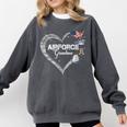 Proud Air Force Grandma Air Force Graduation Grandma USAF Comfort Colors Sweatshirt Pepper