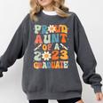 Proud Aunt Of A Class Of 2023 Graduated Graduation Women Comfort Colors Sweatshirt Pepper
