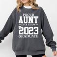 Proud Aunt Graduation Senior 23 Grad Class Of 2023 Comfort Colors Sweatshirt Pepper
