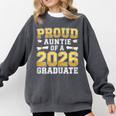 Proud Auntie Of A 2026 Graduate Shirt Class 2026 Graduation Comfort Colors Sweatshirt Pepper