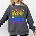 Proud Bff Of 2022 Graduate Class 2022 Graduation Family Comfort Colors Sweatshirt Pepper