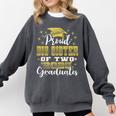 Proud Big Sister Of Two 2025 Graduates Graduation Family Comfort Colors Sweatshirt Pepper