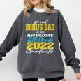 Proud Bonus Dad Of 5th Grade Graduate 2022 Family Graduation Comfort Colors Sweatshirt Pepper