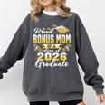 Proud Bonus Mom Of a Class Of 2026 Graduate Graduation 2026 Comfort Colors Sweatshirt Pepper