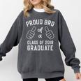 Proud Bro Brother Class Of 2018 Graduate Graduation Shirt Comfort Colors Sweatshirt Pepper